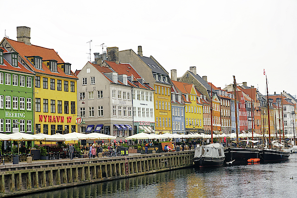 The Nyhavn Area In Copenhagen Denmark by Richard Rosenshein The Nyhavn Area In Copenhagen Denmark by Richard Rosenshein